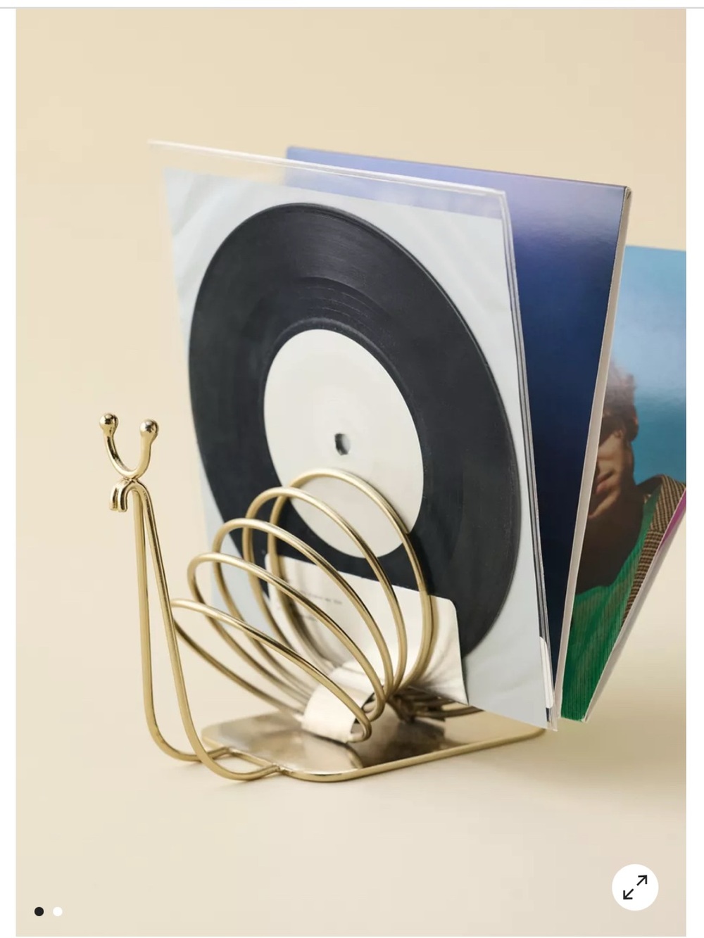 Urban Outfitters Snail Shaped Vinyl Storage Rack NWT